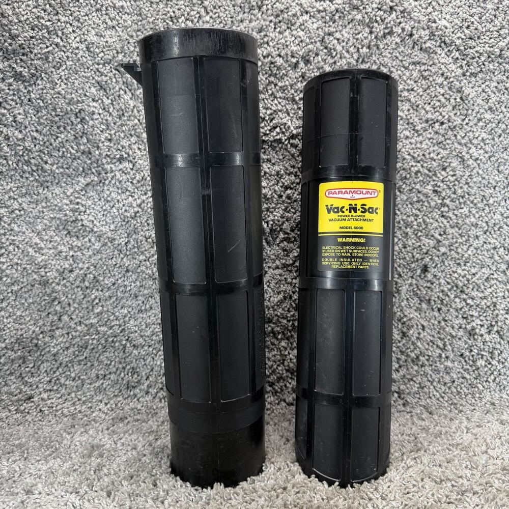 Paramount Vac N Sac Model 6000 Power Blower Vacuum Attachment Nozzles 2pc Lot